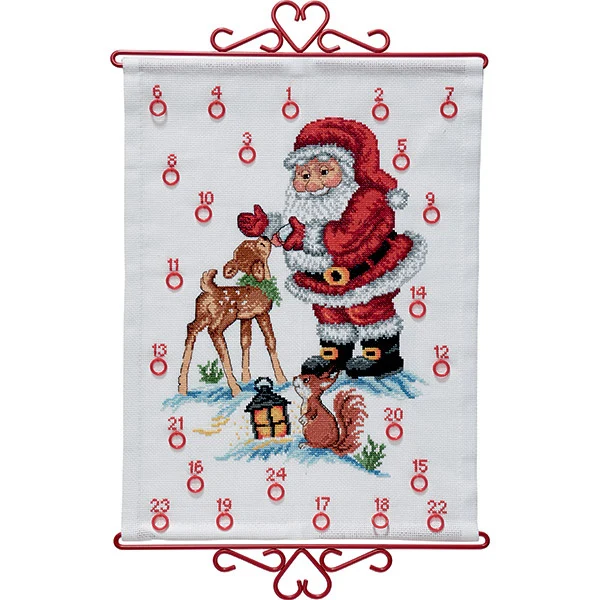Broderikit Julemand m/rådyr